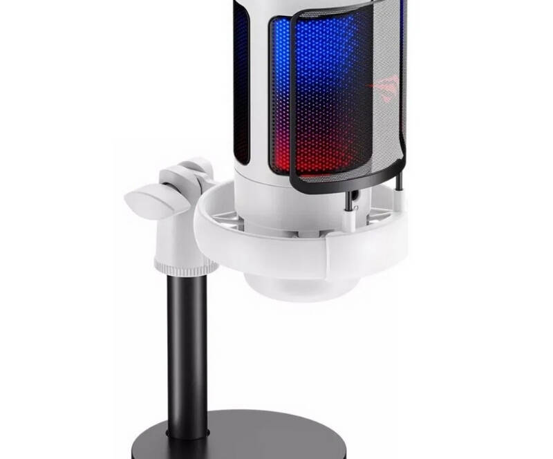 havit PC series-Live microphone white GK50