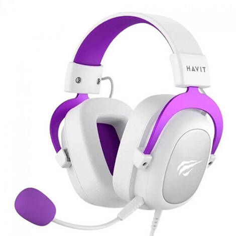 Havit Headset White + Purple H2002d