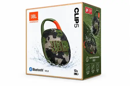 JBL Clip 5 - Camo (Squad)