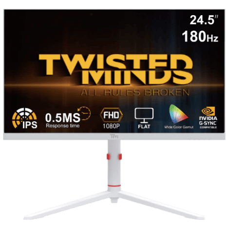 Twisted Minds TMA24FHD180IPS 24 inch 180Hz gaming monitor - Star Pixel Qatar